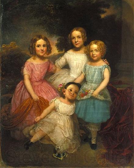 John Wesley Jarvis Adrian Baucker Holmes Children Germany oil painting art